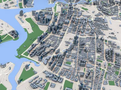 Singapore 3D model