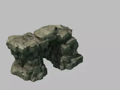 Stone - cave 1116 3D model