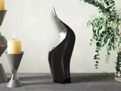 Cheshunt Curve Leaf Sculpture 3D model