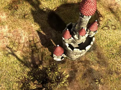 Citadel castle 3D model