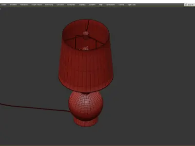 BELMONT TABLE LAMP Low-poly 3D model