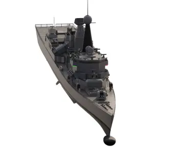 LONG RANGE DESTROYER US NAVY 3D model