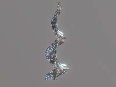 Sci Fi Tower 4 3D model