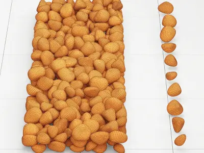 Pebble color part three 3D model