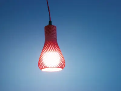 Spirals lampshade 3D print model