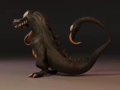 Venomgator 3D print model