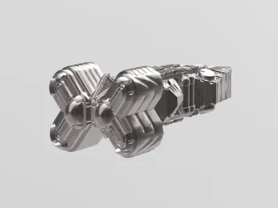 FLEET CORE - SG5 YF-1000 CARGO CRUISER 3D print model