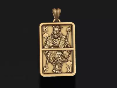 spade king pendant light 3D print model