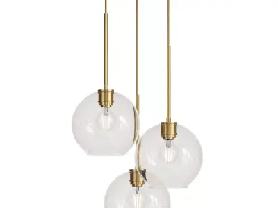 Arc Chandelier 3D Model 3D model