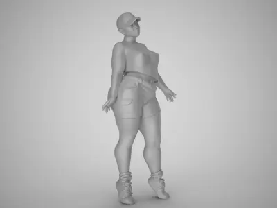 Street Girl 3D print model