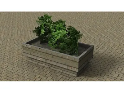 Modern City Update Low-poly 3D model