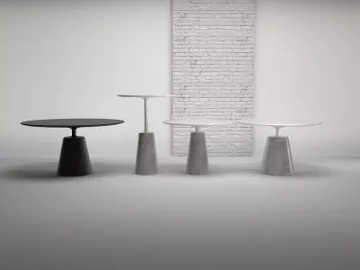 Rock Table 3D model