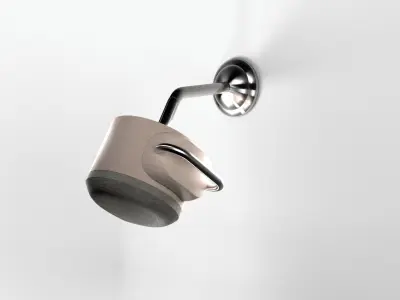 Shower head filter 3D model
