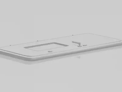 Simple door for ship models 3D print model