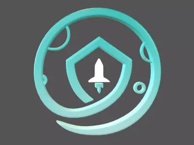 SafeMoon Coin v1 001 Low-poly 3D model