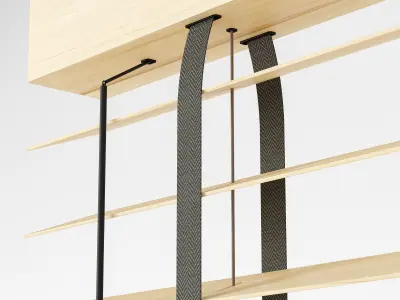 Wooden Blinds Set 15 3D model