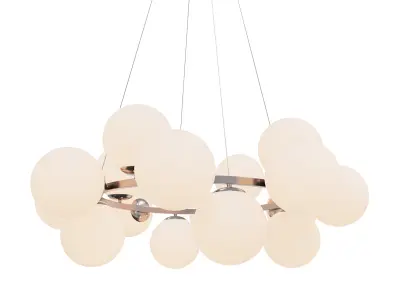 Modern chandelier Aerton 3D model