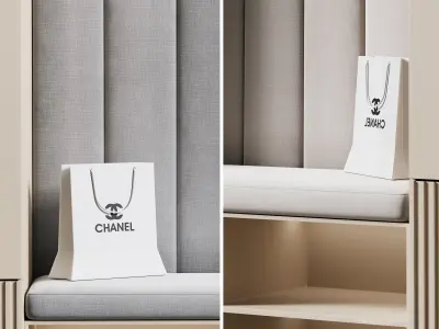 Hallway Set N3 3D model