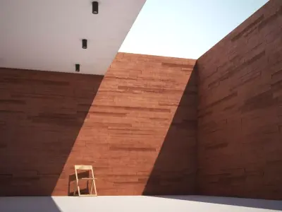 Orange bare cast concrete wall texture Texture