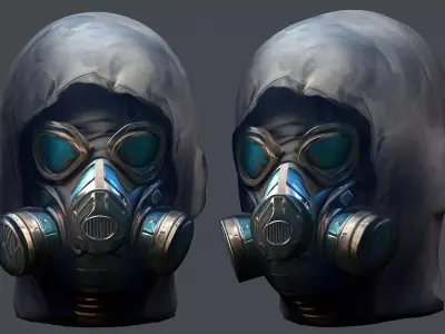 Helmet 3d model military combat Military Low-poly Low-poly 3D model