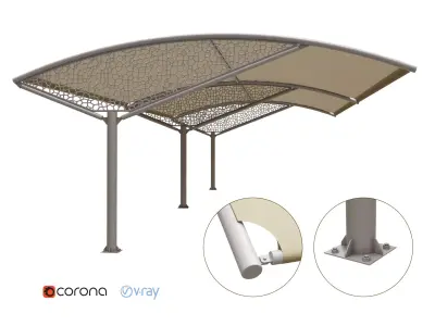 Parking Sunshade 3D model