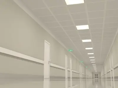 Hallway 11 3D model