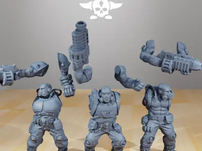 National Guard Guerrillas 3D print model