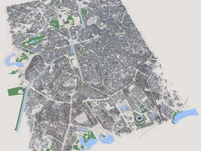 Bucuresti City Romania 3D model