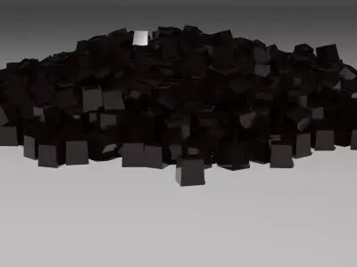 chocloates cubes 3D model