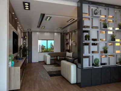 VOID Living Room 1 3D model