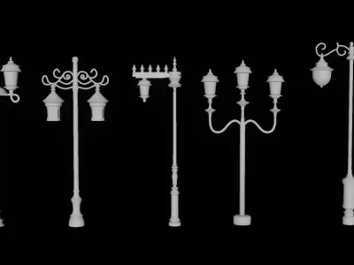 Classic Lantern 3D Model - Vintage Lighting Design 3D print model