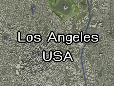 USA set 1 - city and urban 3D Model Pack