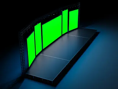 Concert Stage 08 3D model
