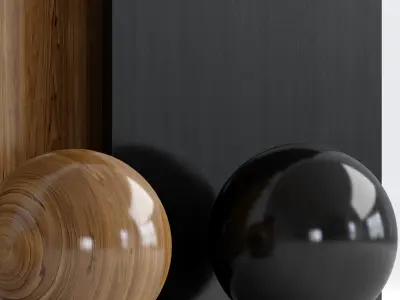 Wood 10 with 3 materials Texture