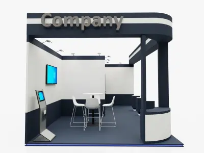 Exhibition stand 5 3D model
