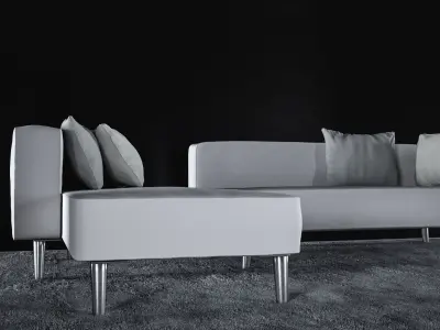 Sofa sets - Interior Furniture 3D Model Pack