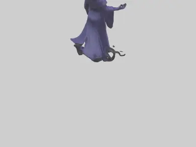 Nightshade model Low-poly 3D model