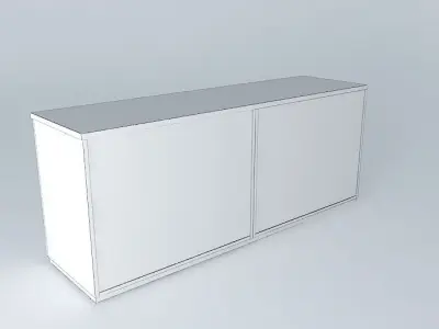 Armario baixo cabinet Free 3D model