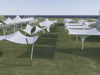 Tensile Structures Collection -A2 3D model