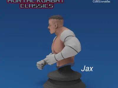 Mortal Kombat Classics - Jax 3D print model