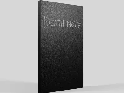 Death Note Low-poly 3D model