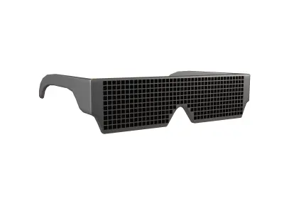 Future Technology Glasses v2 013 Low-poly 3D model