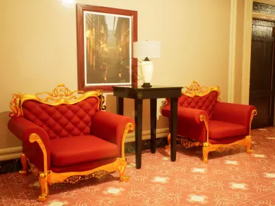 Hotel Corridor 3d Scene Low-poly 3D model