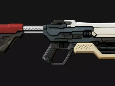 Gun Sci Fi J182004 3D model