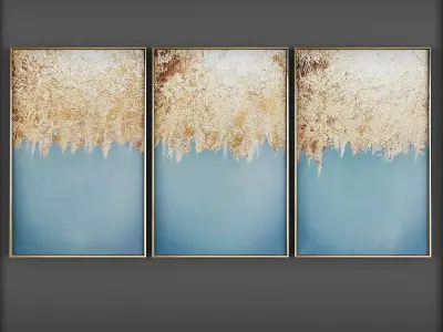 Collection of Picture Frames - 20 sets 3D Model Pack 6