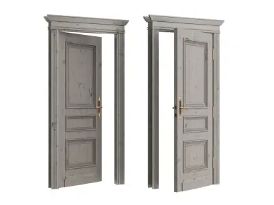 Doors Brothers French door 2 3D model