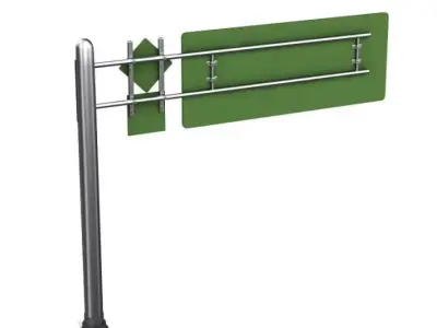 Traffic   Directing Sign 3D model