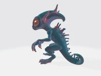 Alien creature 3D model