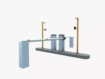 Security Booth 3D model