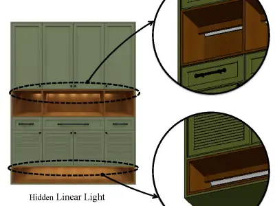 Parametric Entryway Closet and Shoe Rack Revit Family 3D model